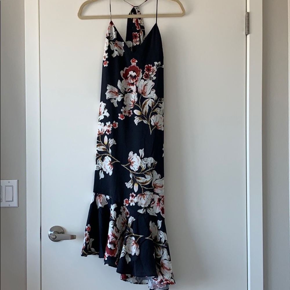 Zara long floral dress
